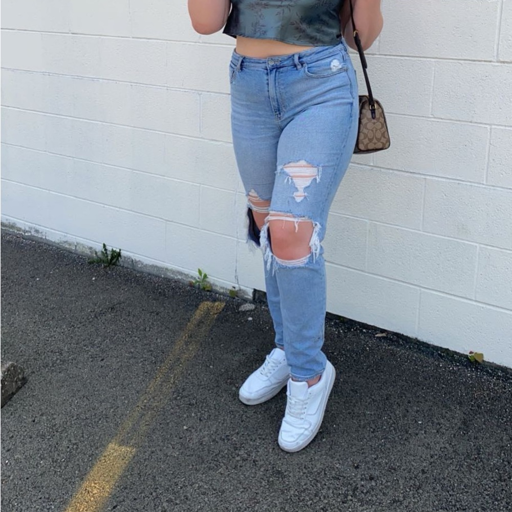 High rise jeans